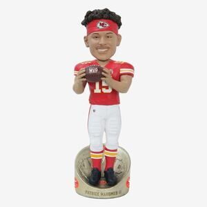 Patrick Mahomes Bobblehead Kansas City Chiefs Super Bowl Champions MVP New w Box